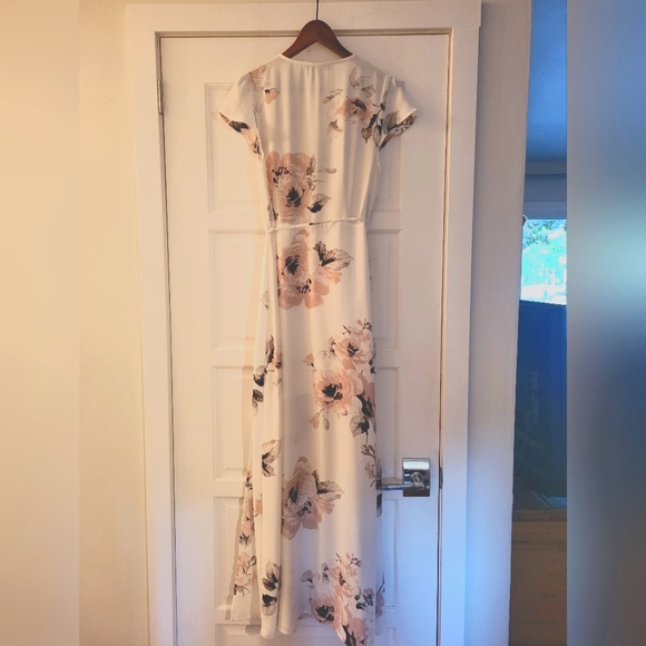 Wrap-Style Floral Maxi Dress - Picture 2 of 6